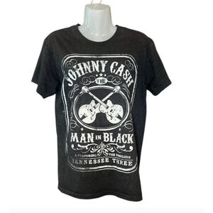 Johnny Cash Man In Black Burnout Tee